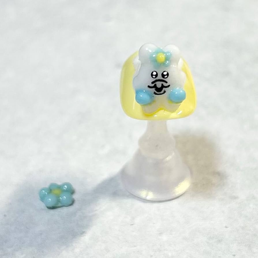 ネイルパーツ 寝そべりパーツ Amazon.co.jp: 寝そべり＆水色のお花のネイルパーツ2点セット